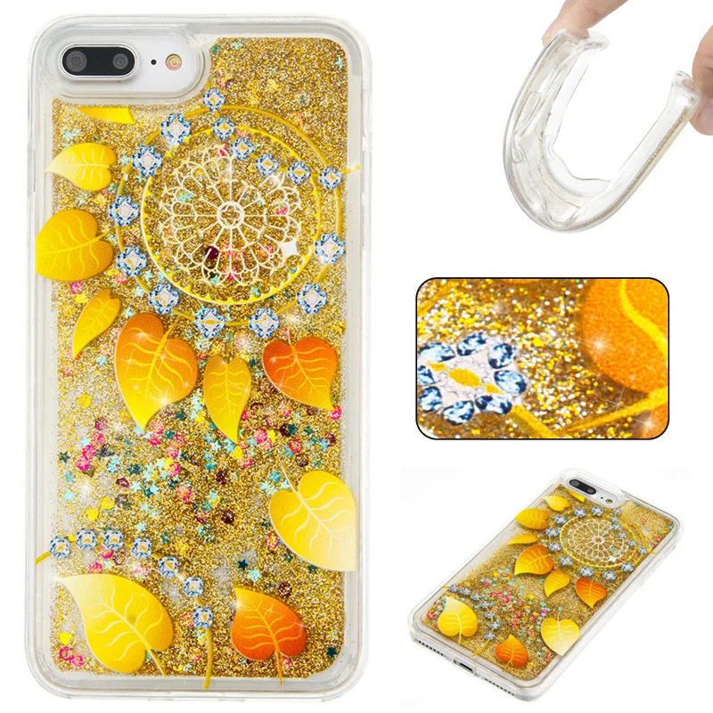 

Luxury Glitter Liquid Sand Soft TPU Silicon Phone Cover Shell Fundas for iPhone 4 4S 5 5S SE 5C 6 6S 7 8 Plus Touch 5 6 Case