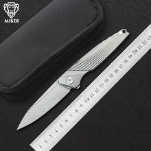 MIKER лучей складной нож TC4 ручка M390 керамические лезвия шариковый подшипник Открытый тактические охотничьи ножи выживания EDC инструменты