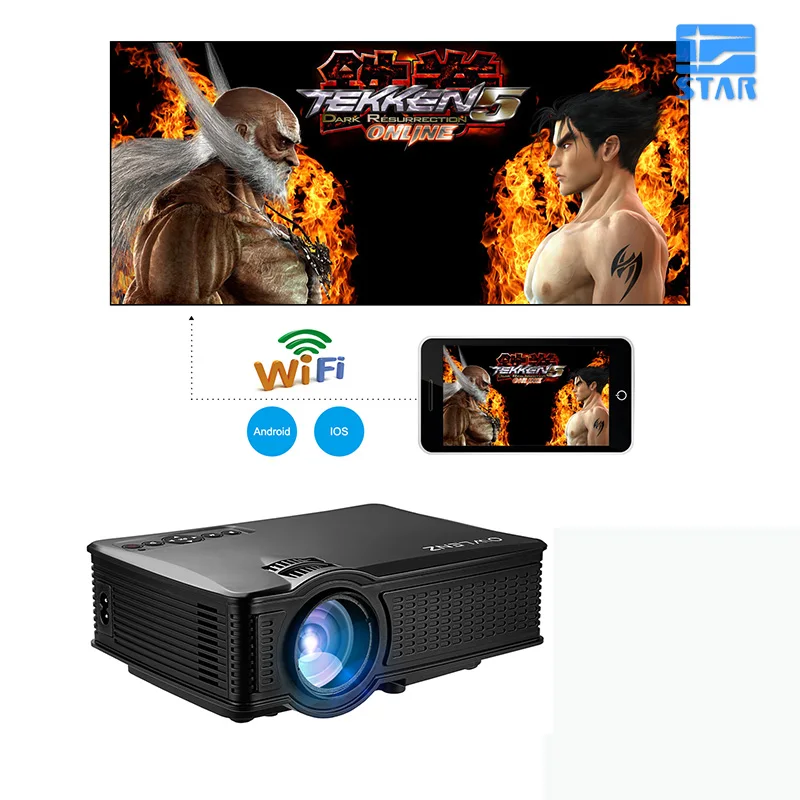 Prix pour D'origine Mini Projecteur Pico HD LED Vidéo Home Cinéma Cinéma Portable Mobile Projecteur WIFI Soutien Miracast Airplay Multi-écran Prix pour D'origine Mini Projecteur Pico HD LED Vidéo Home Cinéma Cinéma Portable Mobile Projecteur WIFI Soutien Miracast Airplay Multi-écran