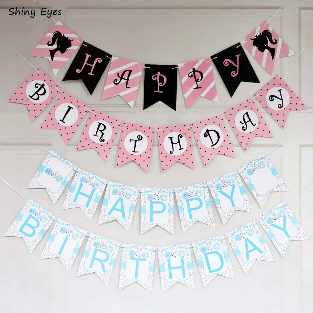 

Shiny Eyes Baby Shower Happy Birthday Party Bunting Banner Flags Garland Party Favors Kids Girls Decoration Sunflower Garland