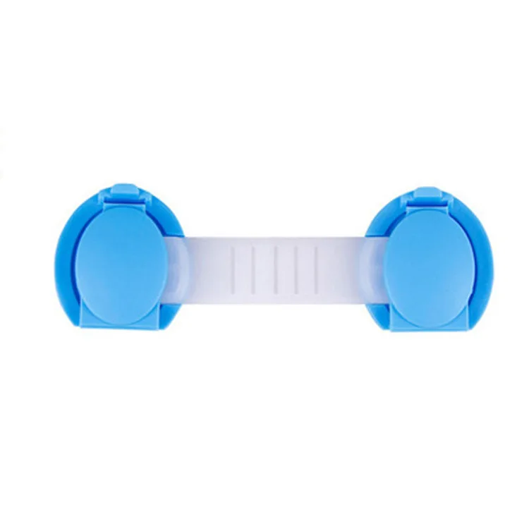  Kids Safety Locks Cabinet Door Children Kids Drawer Refrigerator Locks Children Safety Protection Plastic Security Locks Straps