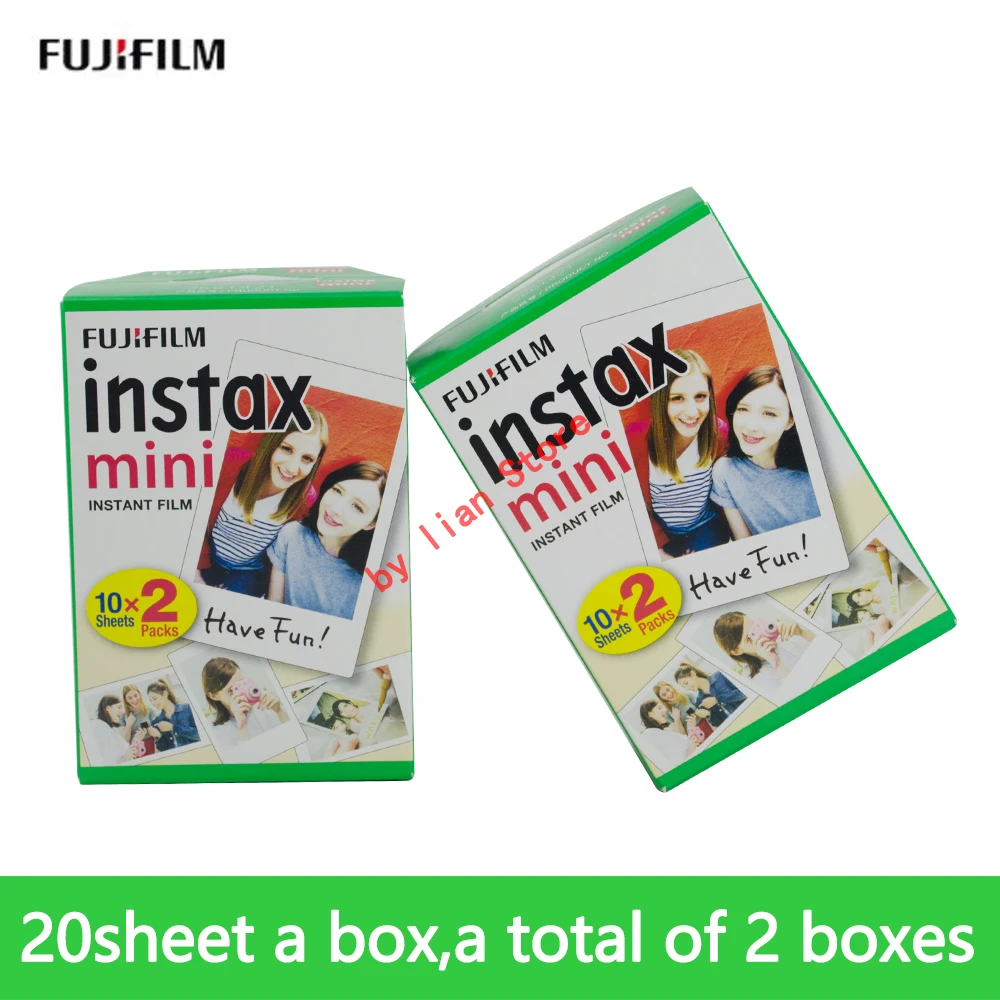 Пленка для камеры Fujifilm Instax mini 40 листов белая краевая 3 дюймовая мини пленка