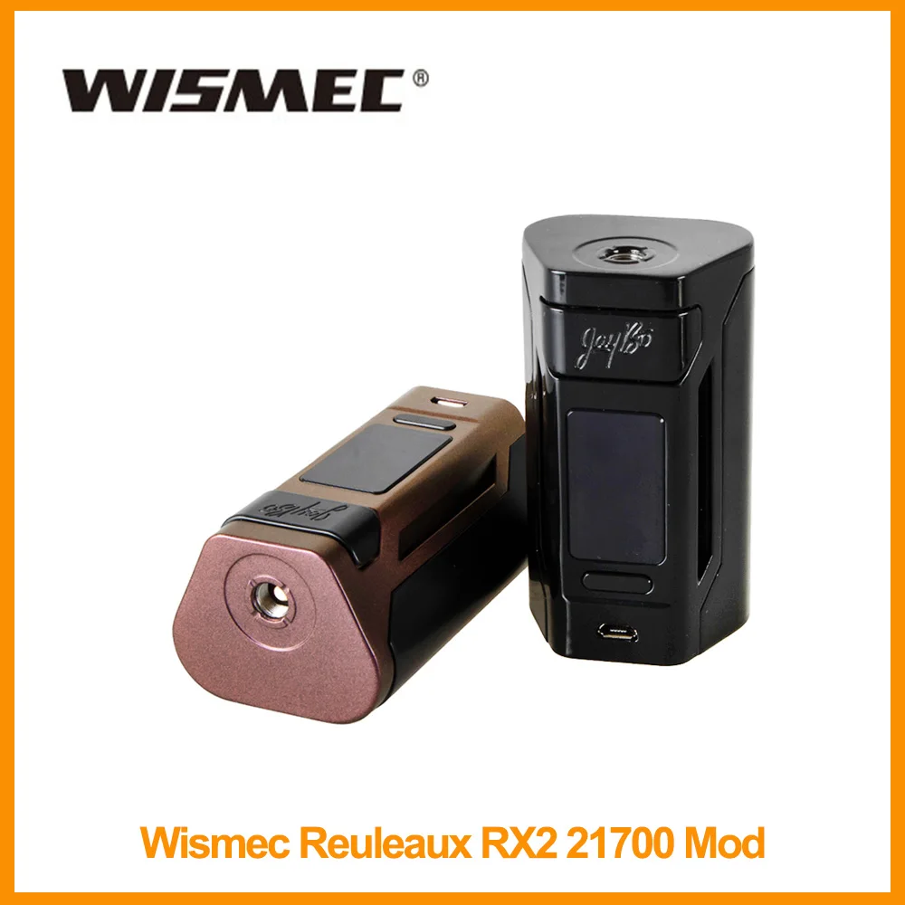 

Original WISMEC Reuleaux RX2 21700 TC MOD By 21700/18650 Battery Output 230W Wattage 510 Thread Electronic Cigarette