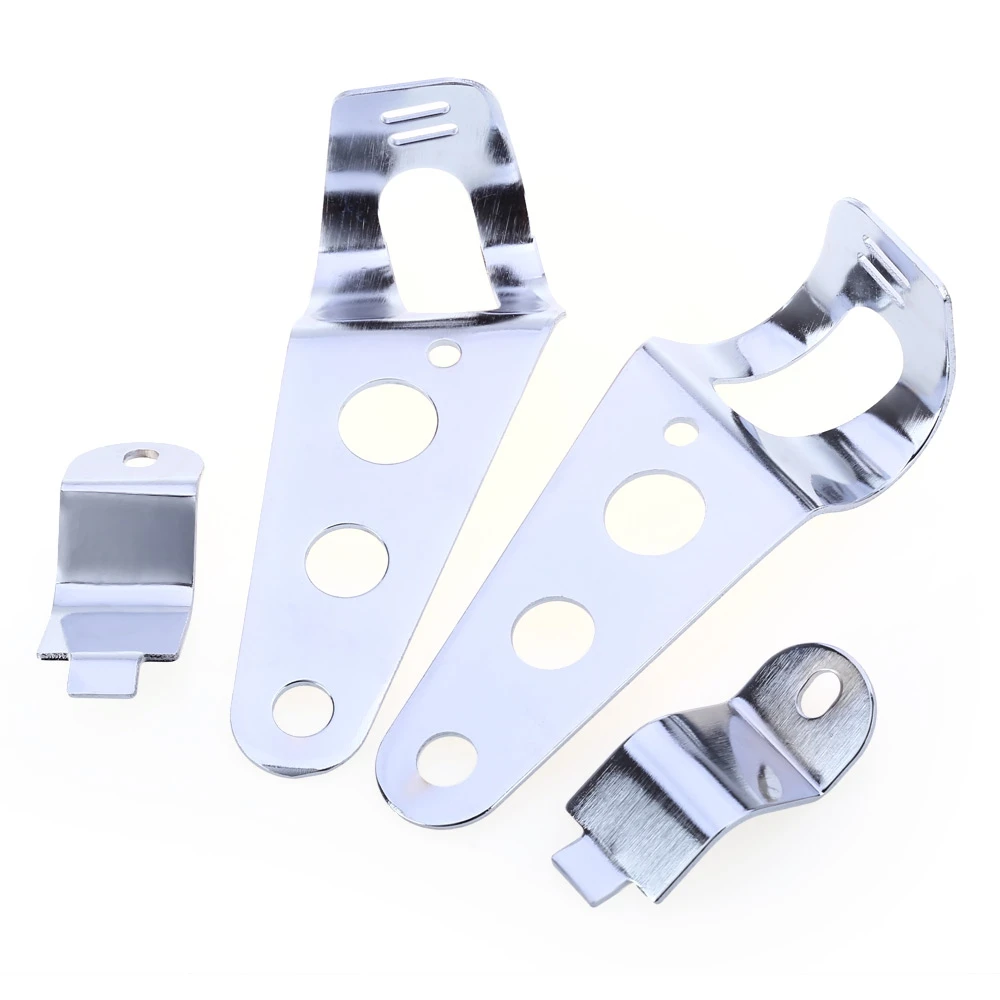 VicTsing 1 Pair Universal 31 - 37MM Motorcycle Headlight Mount Bracket Motorbike Fork Motorcycle Headlight Mount for Honda etc   (8)