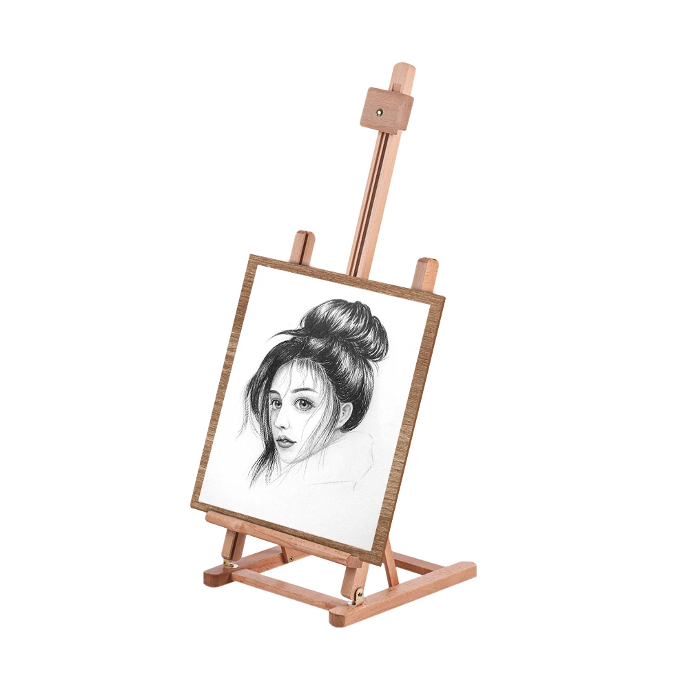 

Adjustable Drawing Easel Artists Easel Tabletop H-frame Wood Easel Assembled High-quality Art Supplies for Students School