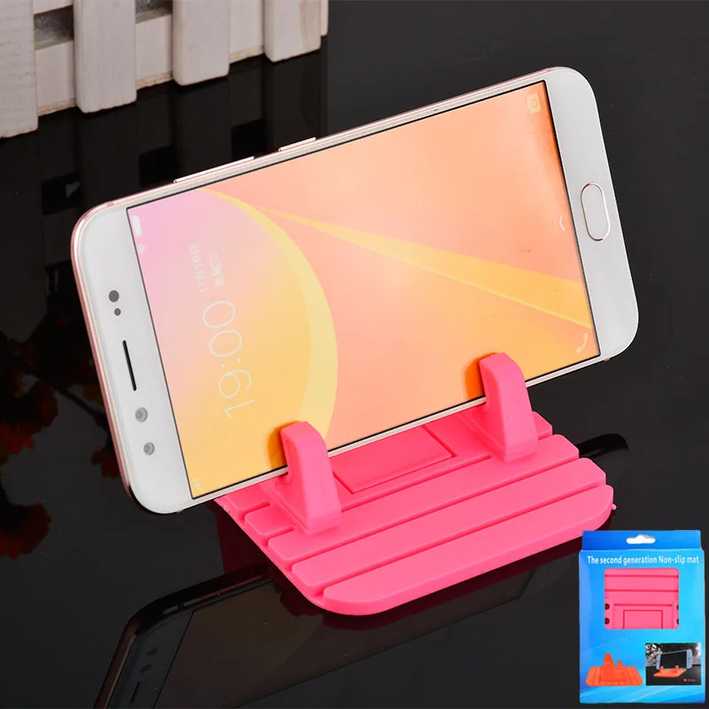 Universal Silicon Wall Phone Holder Stand Tablet PC Anti skid Bracket