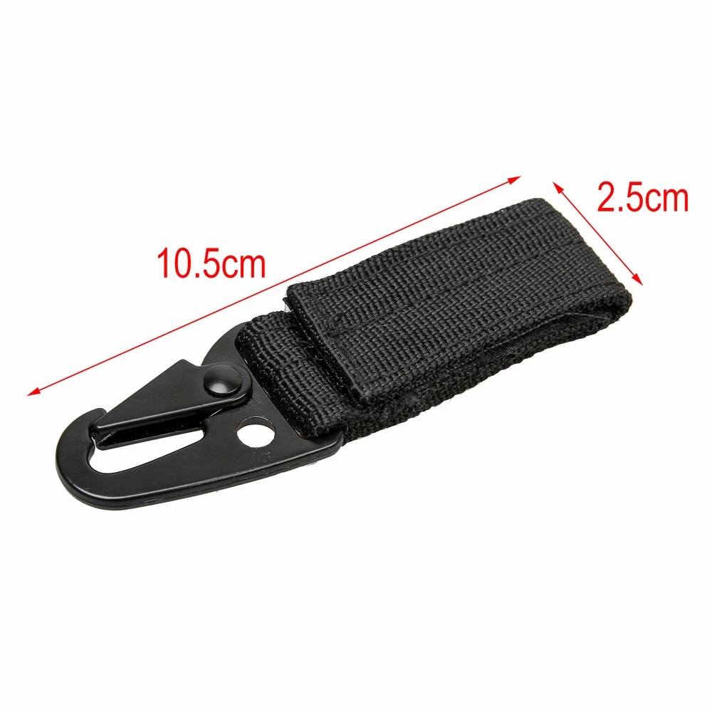 2 шт. Molle Sling Clips Quick Release лямки подвесная система ремень многофункциональная тактическая пряжка нейлоновый крюк брелок аксессуар