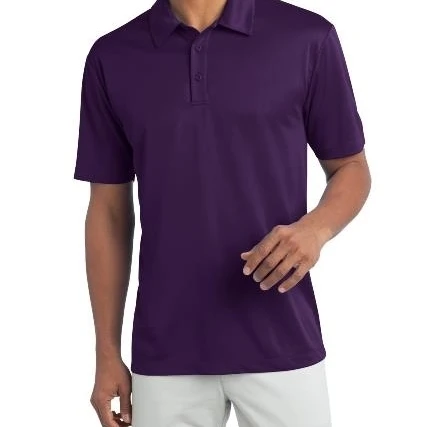 Port Authority TLK540 Mens Silk Touch Performance Polo T-Shirt Bright Purple - 2XL Tall (1)