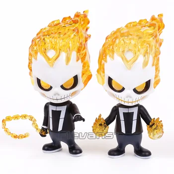 

Ghost Rider Bobble Head Dolls PVC Figure Collectible Model Toys 12cm 2 Styles