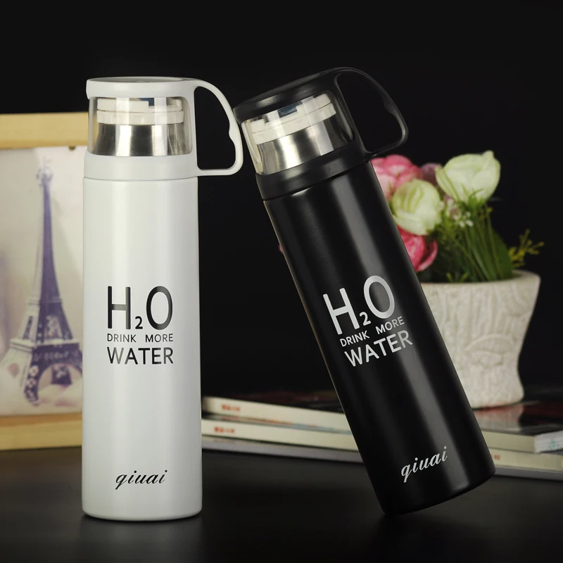 

Free shipping 2015 new stylish 500 ml thermos mug keep temperature for 12 hours thermal cup vacuum flask bottle drinkware