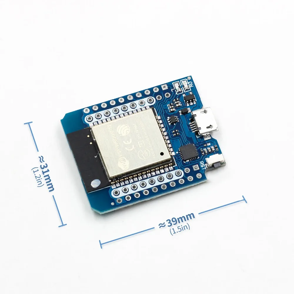 

Thinary ESP32 MINI KIT Module WiFi+Bluetooth Internet Development Board D1 MINI Upgraded based ESP8266 Fully functional