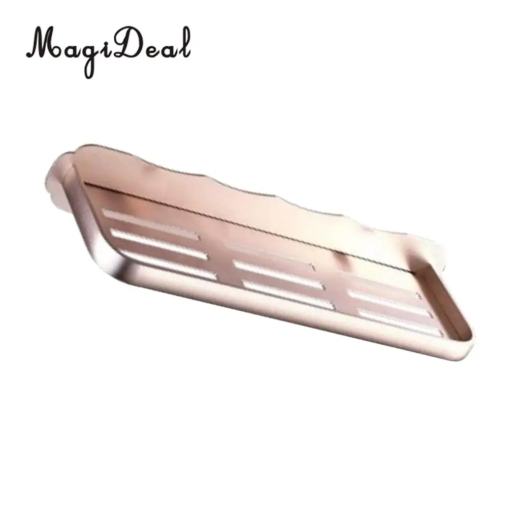 Home Decorative Multipurpose Wall Mounted Storage Rack Kitchen Double Shelf - Aluminium Alloy Cabinet and Counter Organizer