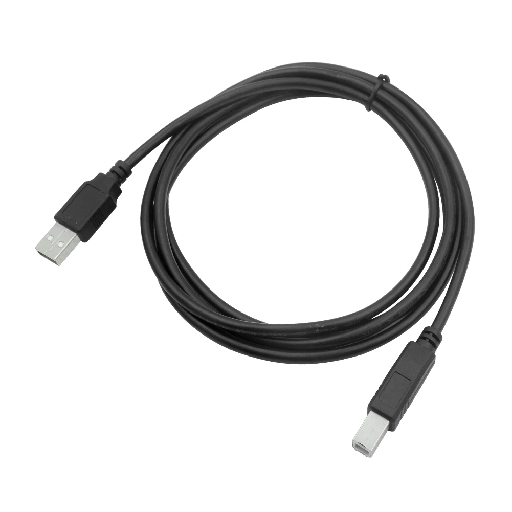 USB 2,0 кабель для принтера высокоскоростной AM к BM шнур сканера данных 1 м/3.28ft черный принтер этикеток DAC USB принтер