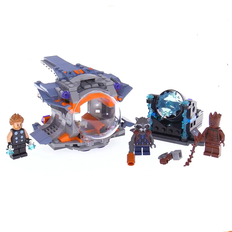 

Marvel Avengers Super Hero Infinity War Thor's Weapon Quest Compatible With legoings 76102 DBP406