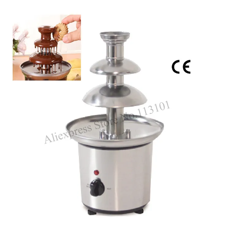 

Chocolate fountain machine 3 levels stainless steel chocolate fountain dispenser