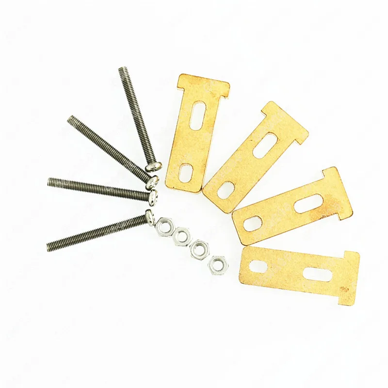 5pcs/lot TT deceleration motor fixing bracket, T head, M3*30 screw and nut, intelligent car chassis, acrylic floor.