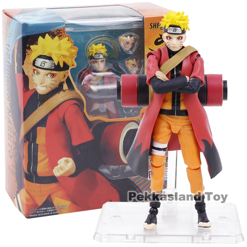 

SHF SHFiguarts Naruto Shippuden Uzumaki Naruto Sennin Mode PVC Action Figure Collectible Model Toy