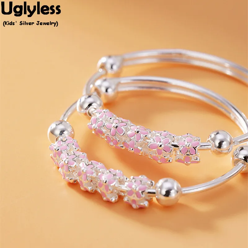 silver bangles for baby girl