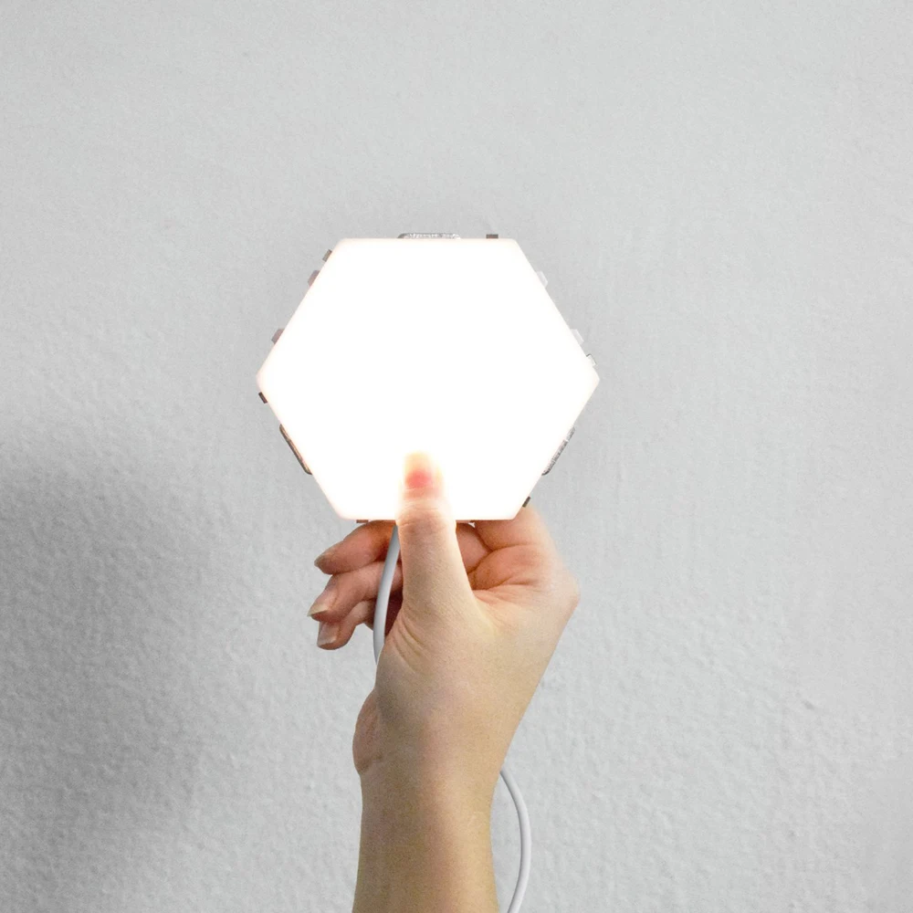 14 шт./компл. DIY квантовый ночник сенсорный модульный шестигранный свет панель лампа минималистичный пользовательский креативный Декор