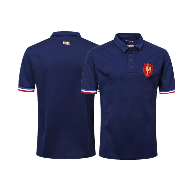 

2018 France POLOS DE PRESENTATION XV DE FRANCE JERSEY size S -3XL Print name and number Top quality free shipping