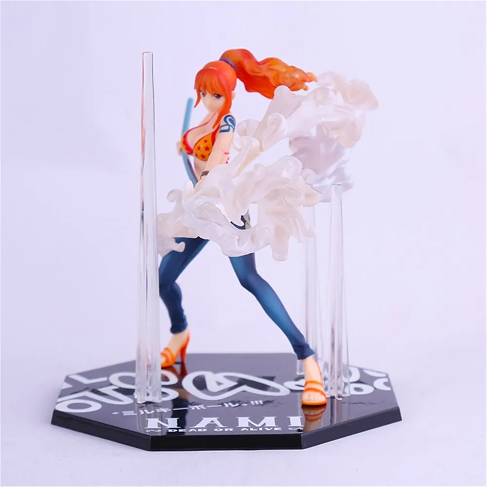 Anime One Piece Figure Nami Milky Ball Battle Ver.Figure PVC Action