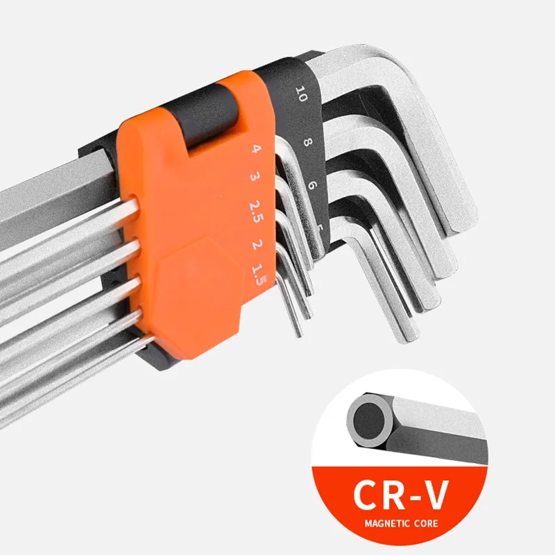 Novel Hex Allen Key Set L-Shape Wrench Universal for Repair Bicycle Hand Tools Shipping | Инструменты