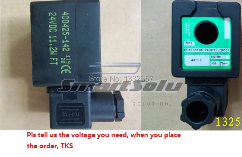 Free Shipping 2PCS Electric DIN solenoid Coils for ASCO pulse Valve 400425-142 valve type | Обустройство дома