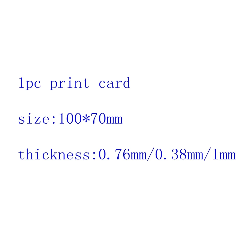 1 шт. пользовательские ПВХ код работника карты Глянцевая лицевая сторона бизнес пластиковая карточка 0,76 мм толщина - Цвет: 2