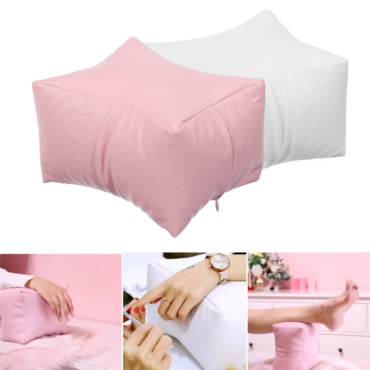 

Soft PU Nail Art Table Hand Rests Salon Manicure Pedicure Hand Foot Pillow Arm Rest Cushion Holder Nail Accessories Tools