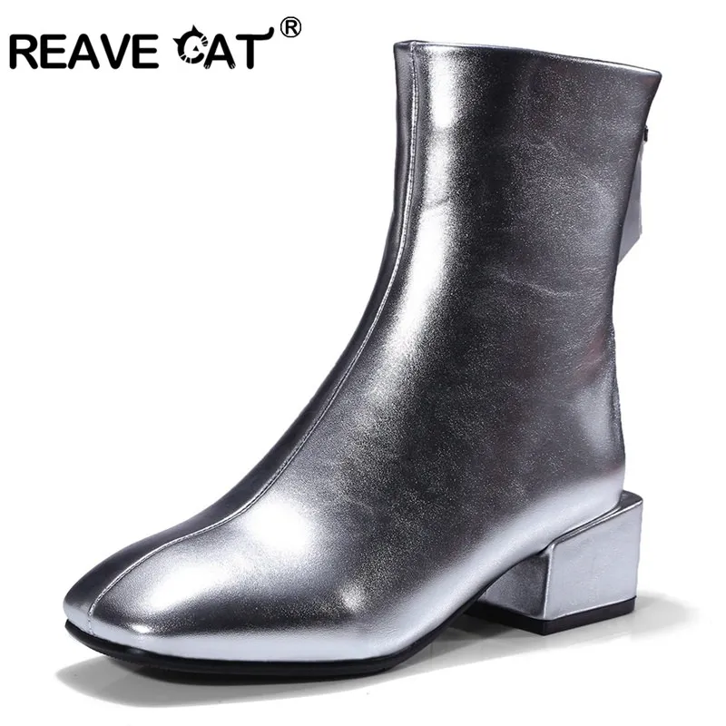 square toe low heel boots