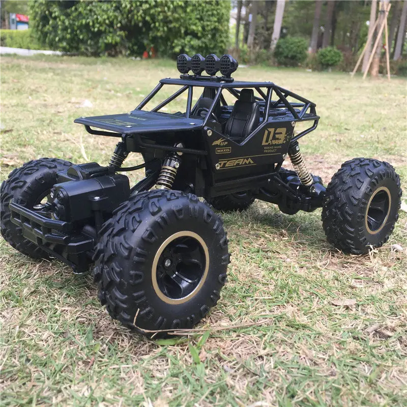 

New Alloy Four-Wheel Drive Rc Car Climbing Dirt Bike Buggy Radio Remote Control High Speed Racing Car Model Toys For Kids
