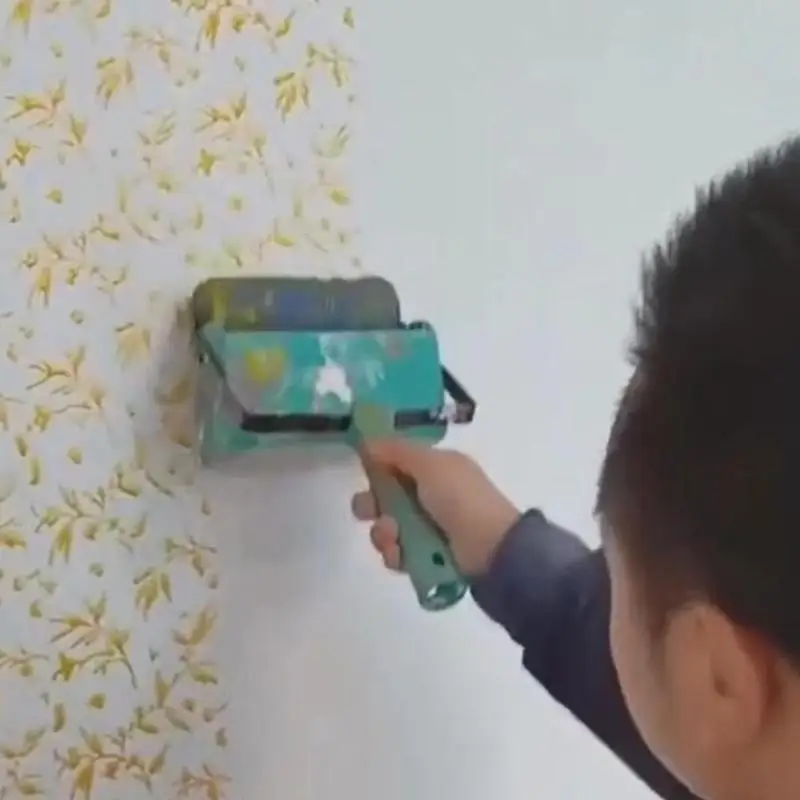 

DIY Wall Painting Roller Embossed Household Use Wall Decorative Paint Roller Wall Texture Stencil Brush