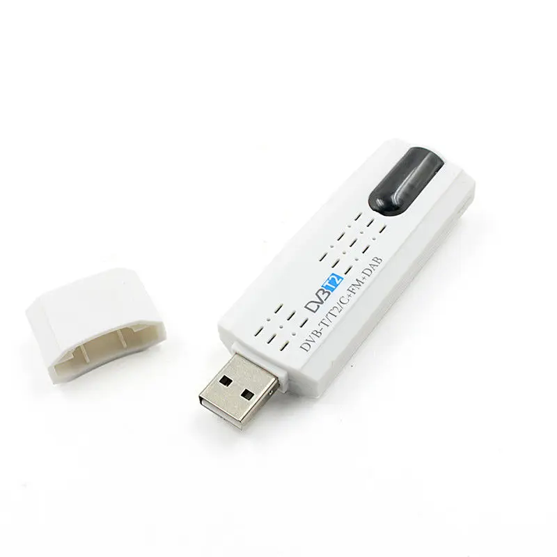 Цифровой DVB T2 T C 2 0 USB tv Stick HD ТВ приемник с антенной дистанционного FM DAB SDR ключ для