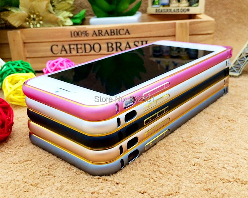 Горячий для Apple iPhone 6 Plus 5," Phnom penh сплав защитный бампер для телефона роскошный позолоченный износ защита рамки