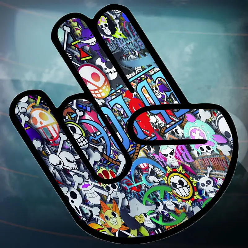 Cartoon Sticker bomb Car Laptop Vinyl Sticker Wrap Decals Sheet Window