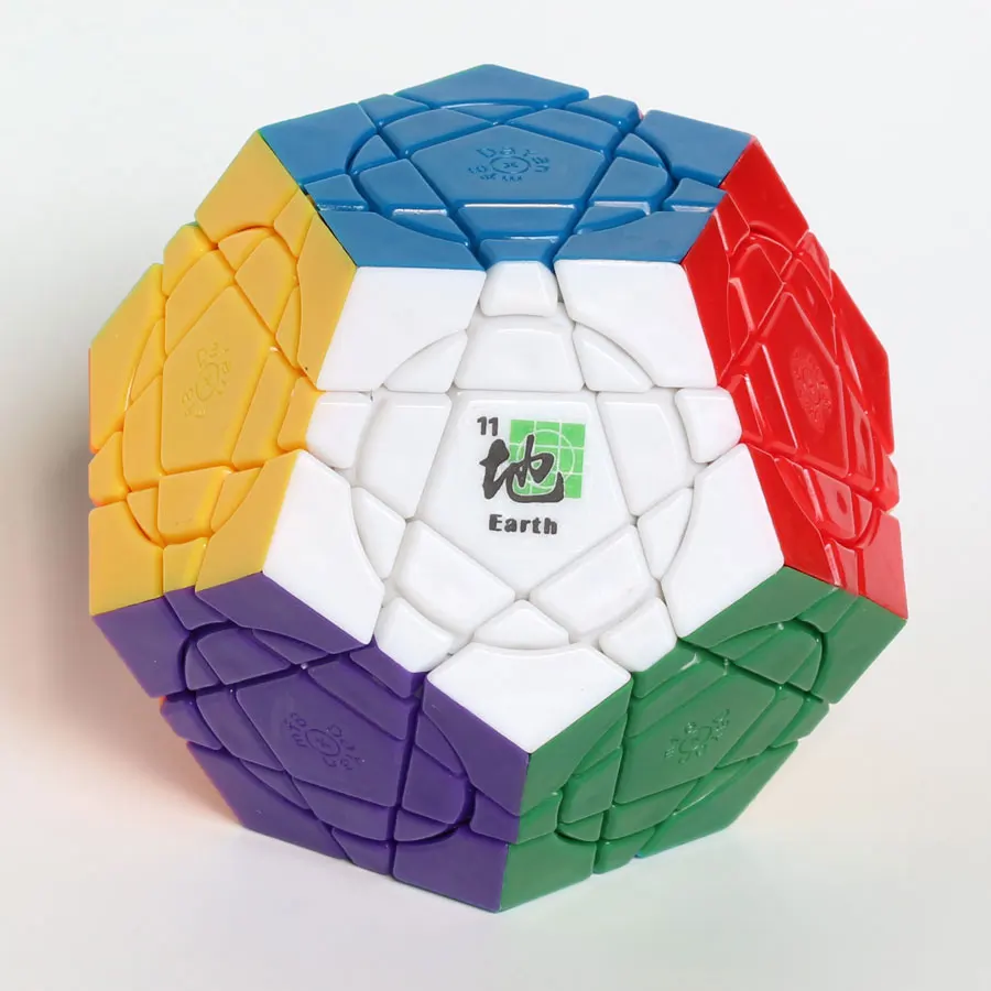 Magic Cube puzzle mf8 Даян Сумасшедший Megamin плюс Додекаэдр коллекция мастера должны профессионального образования мудрость логическая игра Z - Цвет: Earth