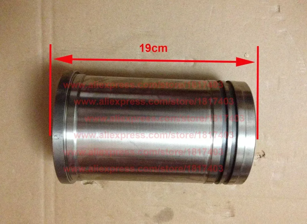 TY295.2 7 Cylinder Liner/Cylinder Sleeve (length 19cm) for Jiangdong