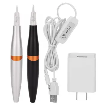 

Tattoo Machine 2 Colors Micro-blading Pen Anti-silp Design Eyebrow Eyeliner Lip Manual Tattoo Pen Tool US