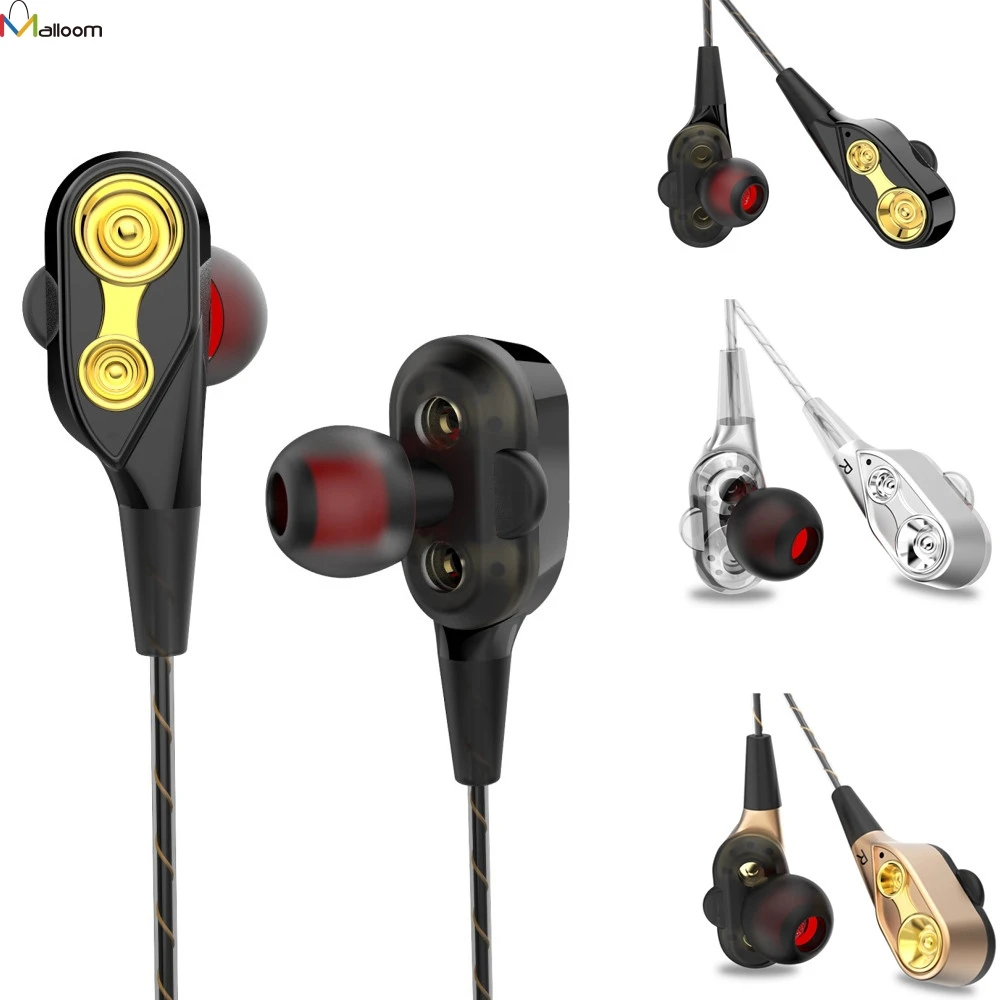 HIFI In Ear Super Bass Stereo Earphone Earbuds Headphone Sports Headset