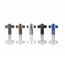 EDC Balanced Pure Titanium Alloy Finger Gyro Traditional Decompression Toys Can With Tritium Gas Tube