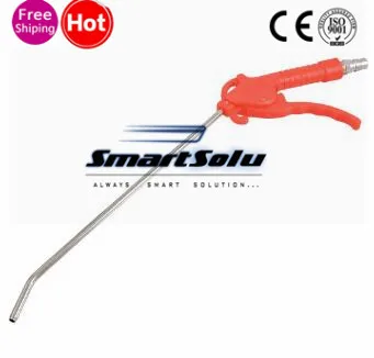 

CSS Red Plastic Handle Angled Bent Nozzle Air Duster Blow Gun Cleaner