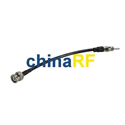 AM/FM Radio Antenna Extension Adapter Cable BNC plug to AM/FM plug Cable RG58 replacement car am fm radio antenna black