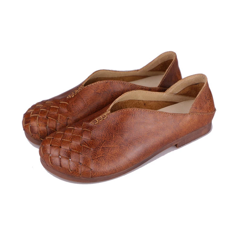 woven leather shoes womens
