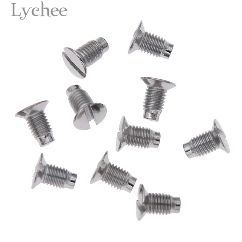 Lychee 10 шт., промышленные винты для швейной машины, винты с игольчатой пластиной, аксессуары для швейной машины