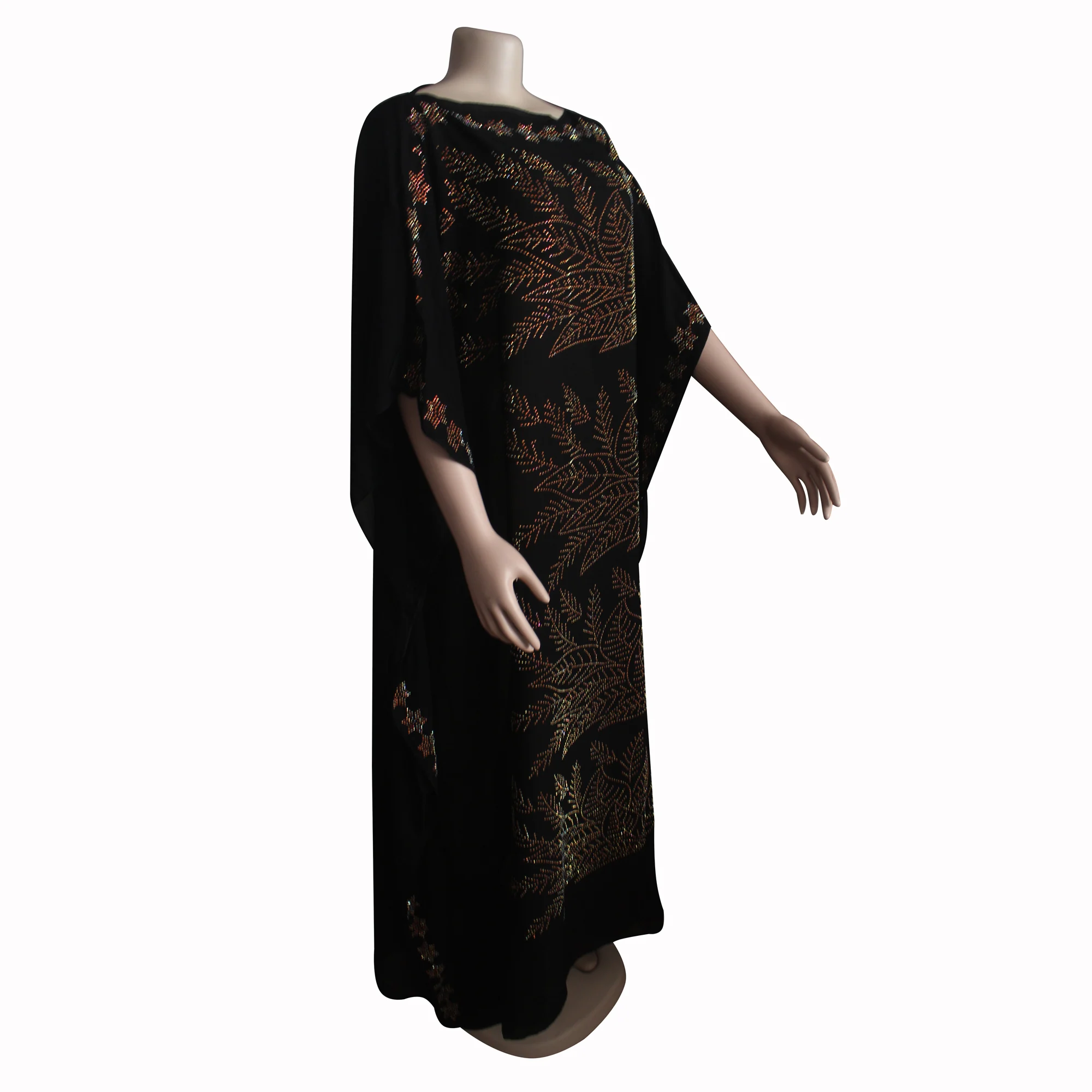 Tilapia/свободное женское летнее платье с вырезом-лодочкой и ромбовидными листьями, с рукавами-плащами, большие повседневные женские платья