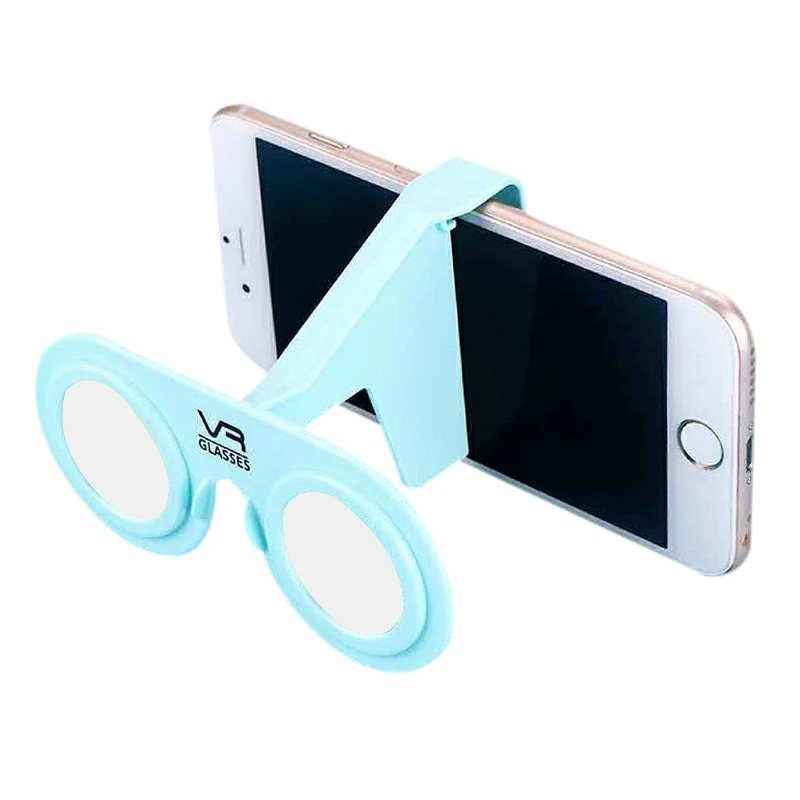 

Portable Simple Virtual Reality Glasses 3D VR Glasses for Android iOS Windows Smartphones 4.0-6.5" Phone With Table Stand L2