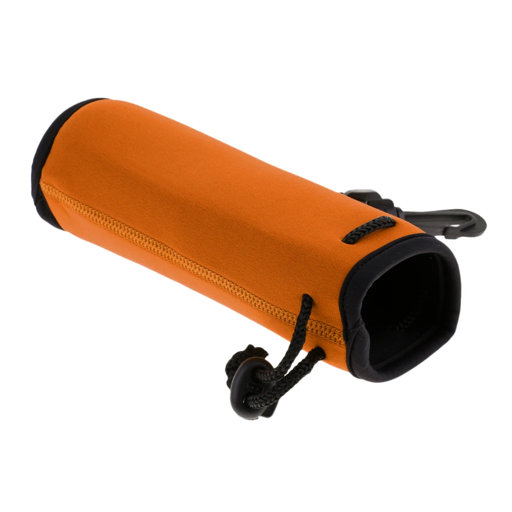 Water Bottle Holder Insulated Neoprene Water Bottle Cooler Cover Sleeve Tote Bag for Women Men Biker 500ml(16.9 OZ)