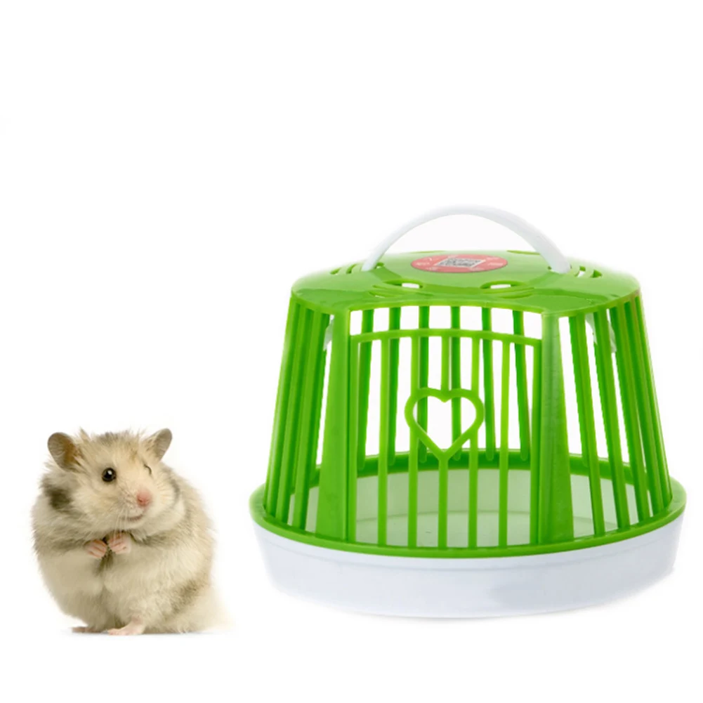 Green bule Portable Hamster Cage Chinchilla Pet Box Nest Completely