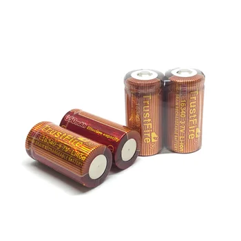 

8pcs/lot TrustFire IMR 650mAh 16340 3.7V High Drain Rechargeable Battery Lithium Batteries For Led Flashlights E-cigarettes
