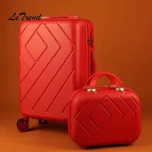 Letrend, женские чемоданы, колесная тележка, багаж на колёсиках, набор, Спиннер, винтажная дорожная сумка, Студенческая сумка для переноски багажа, пароль, Hardside